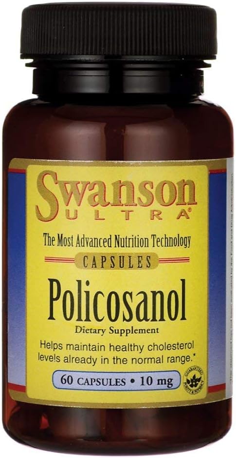 Swanson Polikosanol 10 Miligramów 60 Kapsułki