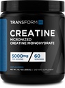 TransformHQ Kreatywny jednowodny proszek (60 Serwowanie) Unflavored - 5000mg Na Podawanie