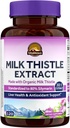 Vitalitown Organic Milk Thistle Antyoksydant Support, Detox & Cleansing, 120 Vegan Caps