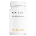 Supersmart - Bacillus Subtilis 3 Miliard CFU na dzień (High Potency) - Special Probiotic Supplement Equipment 124; Non- GMO & Gluten Free - 60 DR kapsułki