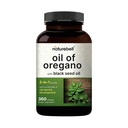 NatureBell Oregano Oil with Black Seed Oil, 360 Softgels Behind 124; 360- dniowe Oleje niezbędne do immunologicznego zdrowia 124; Thymoquinone - Non-GMO
