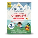 Nordic Naturals Nordic Omega-3 Fishies, Tutti Frutti - 36 Fishies - 300 mg Total Omega- 3 z EPA & DHA - Zdrowy mózg, nastroje, Wizja i system immunologiczny - Non-GMO - 36 Sługi