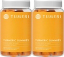 TUMERI Turmeric and Ginger Gummies - Kurkuma kurkuma Kurkumina Joint Supplement - 60 Count Natural Tropical Fruit Flavored Vegan Gummies - Opakowanie 2