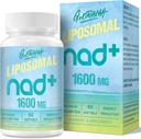 1600 MG Liposomal NAD + Suplement, NAD + suplement booting, Superior Absorption, Witamina B3 do obrony starzenia, długowieczność, Energia, Naprawa, Non-GMO, 60 Softgels