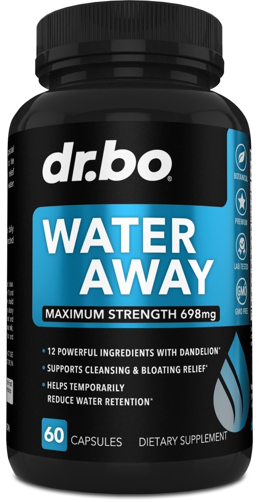 Diuretyki wody do zatrzymywania wody - Naturalne obrzęki na zewnątrz tabletki Ziołowe suplementy diuretyczne dla żołądka Bloating Noga Relief - Redukcja Fluid Pill Bloat dla Obrzęk Nogi Suplement