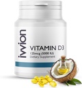 Certified Preservative Free Witamina D3 5000 IU Softgels Kapsułki - Gluten Free, Nie-GMO - Suplement witaminy D Wsparcie dla zdrowych mięśni kości i układu immunologicznego, Made in UK, 365 Hrabia (1 rok dostawy)