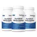 Fairhaven Health 3 Miesiąc Dostawy Fertilaid dla mężczyzn Prenatal męski Suplement płodności 124; Hrabia i Motility Wsparcie przed poczęciem dla niego 124; Wsparcie płodności obejmuje, Cynk i Folate 124; 90 Kapsułki