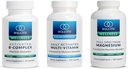 Equilife - Activated B Complex (60 ct.), Full Spectrum Magnez (180 ct.), Daily Activated Multi- Witamina (30 Servings)