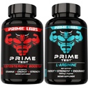 Prime Labs Prime Test Testosteron Booster + L Argininy tlenek azotu kapsułki - 60 Licz każdy