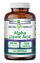 Amazing Supples Alpha Lipoic Acid 300 Mg Suplement kapsułki DEV124; Non-GMO DEV124; Gluten Free EV124; Made in USA (120)