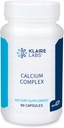 Klaire Labs Calcium Complex - Certified BSE- free Calcium Microclassic Hydroxyapatite & Citrate with Phosphorus (90 kapsułki)