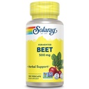 SOLARAY Fermented Beet Root Extract from Organic Beets - Beet Root Capsules Tradycyjnie używane dla energii, Endurance, Blood Flow, Heart Health Support - Vegan, Non-GMO, 60- Day Guarantee, 100 VegCaps