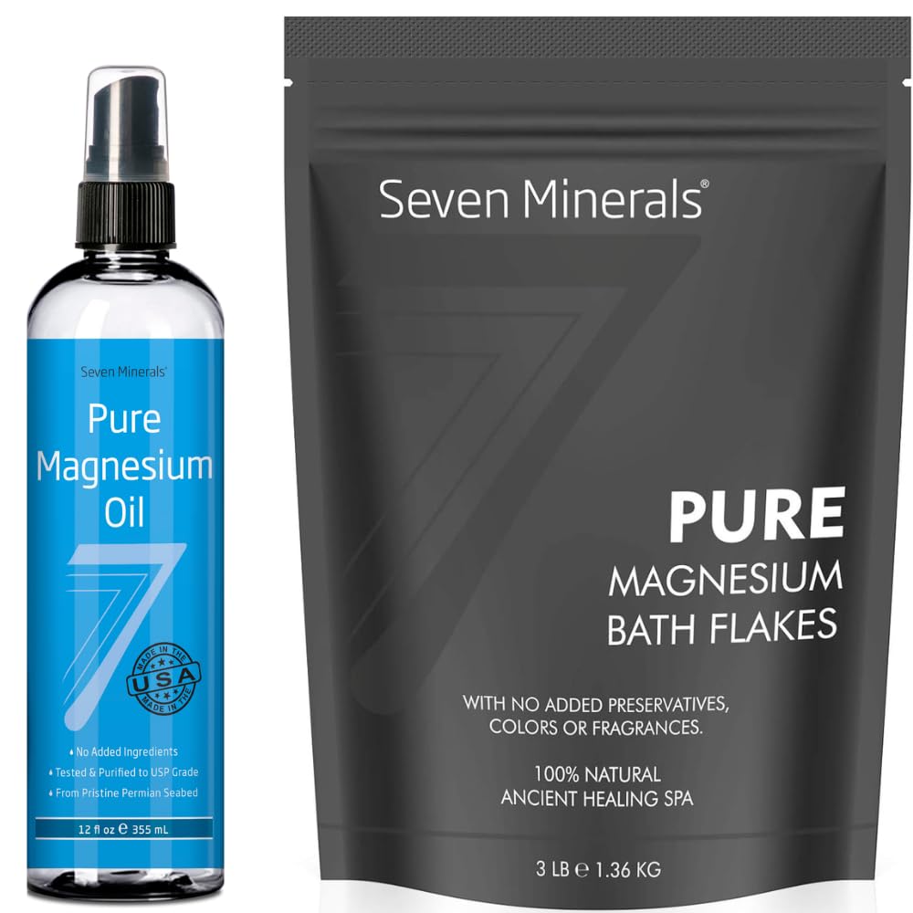 Seven Minerals Pure Magnezu Oil & Pure Magnezu Bath Flakes