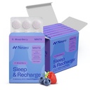 NeuroGum Sleep & Recharge Meltaway Mints NeuroGum Sleep & Recharge Mints 124; 1 mg Melatonina + rumianek + Elderberry + Lemon Balm + Kwiat Pasji 124; Natural Sugar Free Rest & Relaxation Supplement (Mieszane jagody, 72 kawałków)