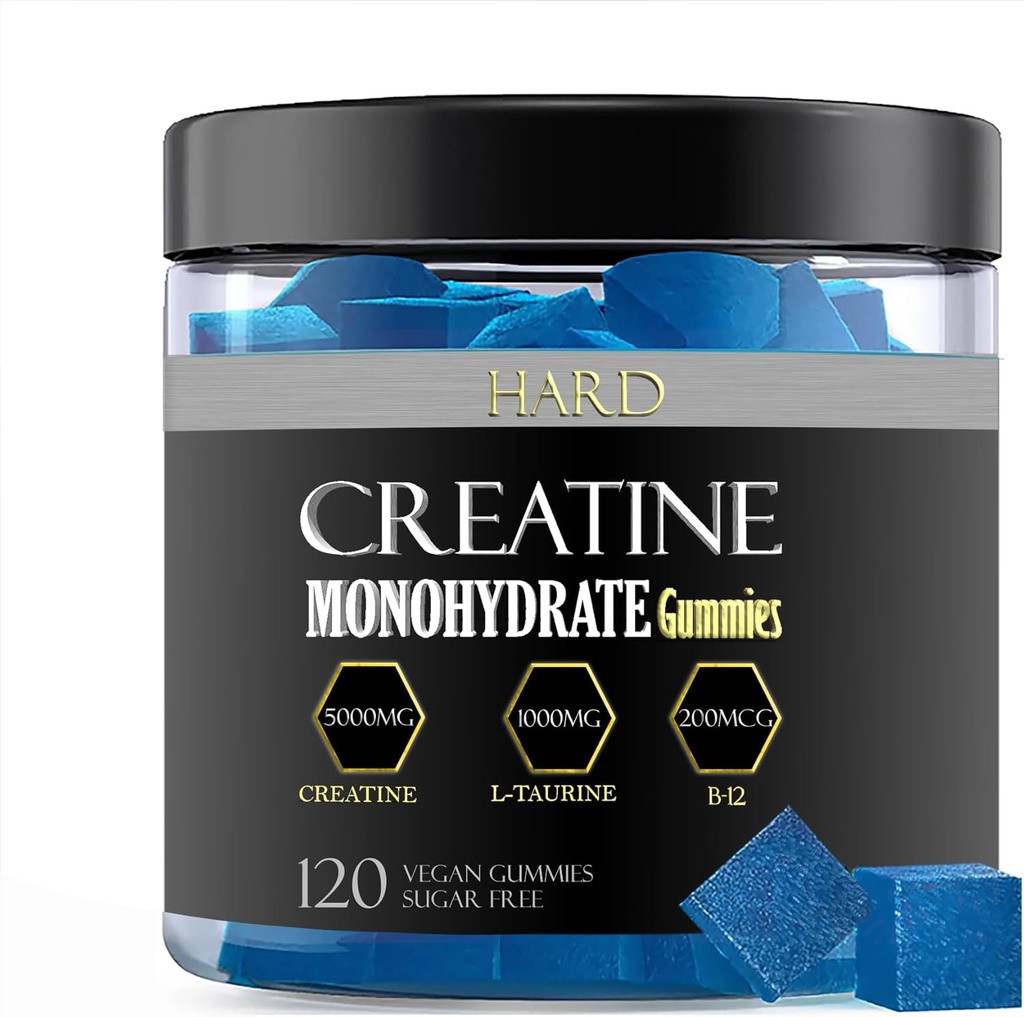 Generic Creature Monohydrate Gummies- Creature Gummies for Men & Women-Creature Chews- Creature Preworkout - Muscle Growth - Flavored Creatine- Sugar Free- Vegan