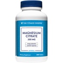 Witamina Shoppe Magnezu Citrate 200mg Tablets - dla skutecznego relaksacji mięśni - Wspiera Nerve, Serca i Mięśnie Funkcje podczas zwiększania produkcji energii (300 Tabletów)
