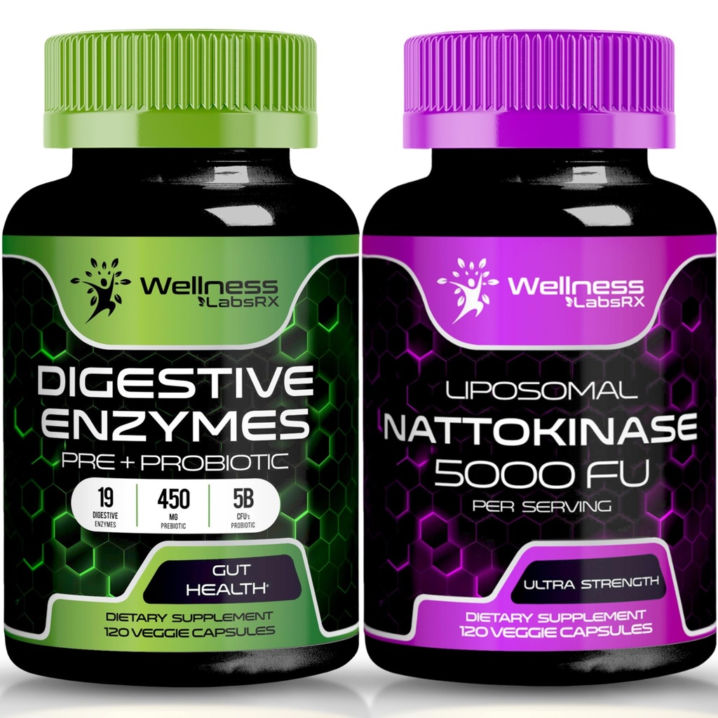 WELLNESS LABSRX Enzymy pokarmowe Kapsułki