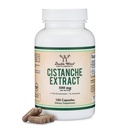 Cistanche Tubulosa Extract 500mg Per Serving (120 Kapsułek) Cistanche Testosteron Suplement dla mężczyzn (Standaryzowany do ograniczenia echinakozydów i acteozydów) przez podwójne drewno