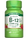 Nature 's Truth B12 Witamina 124; 60 Szybkie rozpuszczenie tabletek 124; 2500 μg 124; z kwasem foliowym 124; Wegan, Non-GMO & Gluten Free
