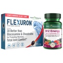 Czystość Produkty Flexuron Joint Formula + B- 12 Energia Roztop Flexuron (Olej krylowy, Niska masa cząsteczkowa Kwas hialuronowy, Astaksantyna) - B12 Energia Roztop (Metylokobalamina B12, Witamina D3, Biotyna + Więcej)