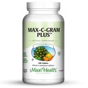 Maxi Health Max C Gram Plus - Stopniowe uwalnianie buforowane witaminy C tabletki, 180 Liczba (Opakowanie po 1)