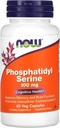 Teraz żywność Serina fosfatydylowa, 100 mg, 60 Kapsułek Veg