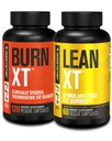 Jacked Factory Burn- XT Klinicznie badane tłuszcz Burner & Weight Loss Supplement - Appetite Supressant & Energy Booster (120 Kapsułki) & Lean- XT Kawiarnia bez tłuszczu (60 Kapsułki)