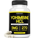 Yohimbine HCL 5mg dla mężczyzn i kobiet (270 kapsułek) Bardziej potężny niż Yohimbe Bark Proszek - Gwarancja jakości - Trzecia strona Tested for Potency & Czystość - Wegan, Gluten Free & Non-GMO - USA Made
