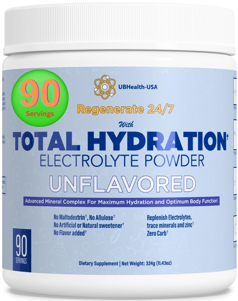 Total Hydration Electrolyte Replacement Mix (90 Słupki, Nieflawored)