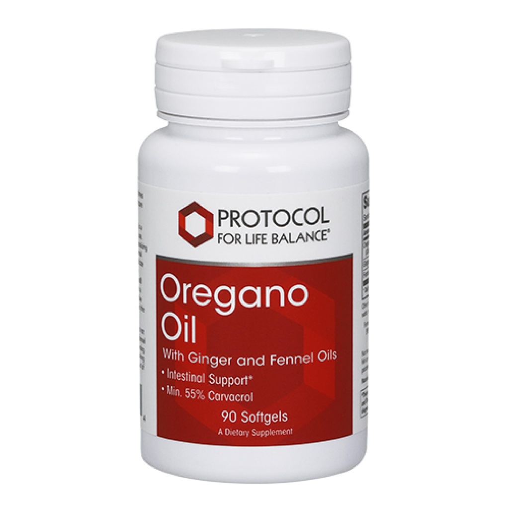 PROTOKÓŁ W ŻYCIU BALANCE Oregano Oil 0,2 ml - dla wsparcia jelitowego - Minimum 55% Carvacrol - z Ginger & Fennel Oil - Dairy Free & Egg Free - 90 Softgels