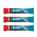 CLIF BLOKS - Przeżuwki energetyczne - Tropikalny Punch z 25 mg kawy - Nie-GMO - Żywność na bazie roślin - Szybkie paliwo do jazdy na rowerze i biegania -Przekąski treningowe (2.1 Pakiet Ounce, 3 Count)
