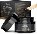 Czysty himalajski organiczny Shilajit Resin - 600mg shilajit dla mężczyzn i kobiet, naturalny himalajski Shilajit z Fulvic Acid & 85 + dodatek minerałów śladowych dla energii Boost i wsparcie immunologiczne, 30 Grams