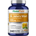 NusaPure St. John 's wort 20: 1 Extract, 300 mg Ekwiwalent 6 000 mg 240 Kapsułki wegetariańskie (Wegetarianin, Non-GMO) Bioperine
