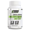herbolab Multivitamin Raz dziennie, Max Siła Witaminy A, C, D, E, K, B1, B2, B6, B12, Niacyna, Wapń, Magnez, Cynk, Selen, Miedź, Mangan, Chrom z Lycopene, 60 Hr 2 Mo Supply
