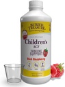 Pochowany skarb dzieci ACF Zaawansowane wsparcie immunologiczne, Cherry Flavor, 16oz w / Puchar dawki, suplement immunologiczny dla dzieci, Ciekła formuła odporności ziołowej w / Witamina C Elderberry Enchinacea Cynk