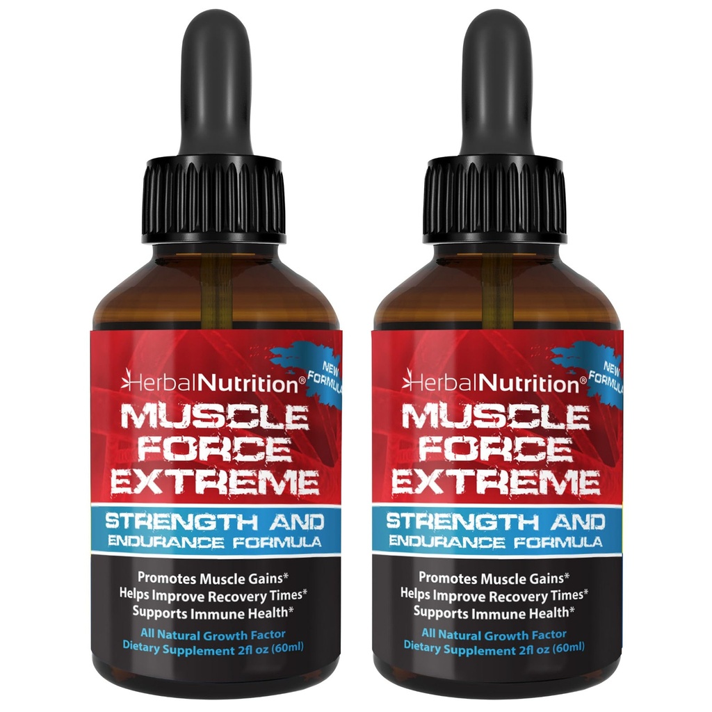 Muscle Force Extreme 2 Butelka 345mg Formuła Preparietary Our Strongest Strength and Endurance Spray, Poprawia siłę mięśni i czas odzyskiwania 2oz Butelki