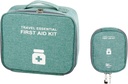 Puste torby pierwszej pomocy, Travel Medicine Bag, Medical Supplies Organizer Bag, Portable Kit for Traveling, Samochód, Strona główna, Kemping, Office, Turystyka, Outdoor (Zielony kationowy)