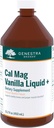 Genestra Brands Cal Mag Vanilla Liquid + Nevis 124; Calcium- Magnezu Supplement Equipment 124; 15.2 fl. oz.