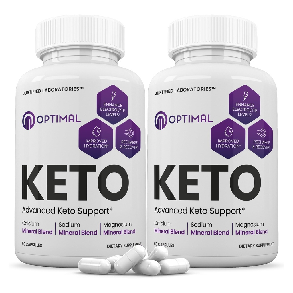 (2 opakowania) Optimal Keto Pigułki 1275MG Nowa i ulepszona formuła zawiera jabłko cydr Ocet ekstra Virgin Olive Oil Powder Green Tea Leaf 120 Kapsułki
