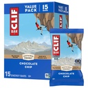 CLIF BAR - Bary białka energetycznego - Czekoladowy Chip - Wykonane z Owies organicznych - Bary energetyczne - Non-GMO - (15 Pack)