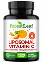 ForestLeaf Liposomal Witamina C 1000mg Kapsułki Witamina C Wysoka dawka Suplement Liposomalny w Oleje kokosowe Kwasy tłuszczowe 124; Szybkie wchłanianie 124; Wsparcie immunologiczne, Przeciwutleniacz, Kolagen Produkcji 124; 120 Vegan Cap