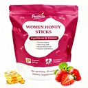 SHE-Lajit Honeysticks | Shilajit for Women - Shatavari & Saffron for hormonal Balance & Energy | Tasty Shilajit Honeysticks with Pure Himalayan Shilajit | 30 Sticks