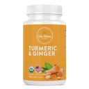 Turmeric & Ginger kapsułki 1000mg roztwór do wstrzykiwań 124; Organic Herbal Supplement
