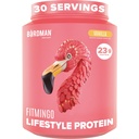 BIRDMAN Fitmingo Vegan Protein Powder z Inositol, Colagen Boosters, Kwas hialuronowy i witamin 124; Niskie węglowodory, mleczne, Laktoza Wolny, Niskie Calorie 124; 23g Roślina na bazie białka Vanilla Proszek