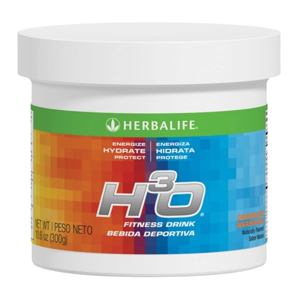 Herbalife HłO Fitness Drink: Orangeade Canister 10.6 Oz (300g), Węglowodany Mieszanka do natychmiastowej energii, Energize, Hydrate, Chronić, Naturalnie aromat