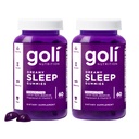 Goli Dreamy Sleep Gummy - 60 Count (Pack of 2) - Melatonina, Witamina D, Magnez i ekstrakt z balsamów cytrynowych - Żelatyna - wolny, Gluten- Free, Wegan & Non-GMO