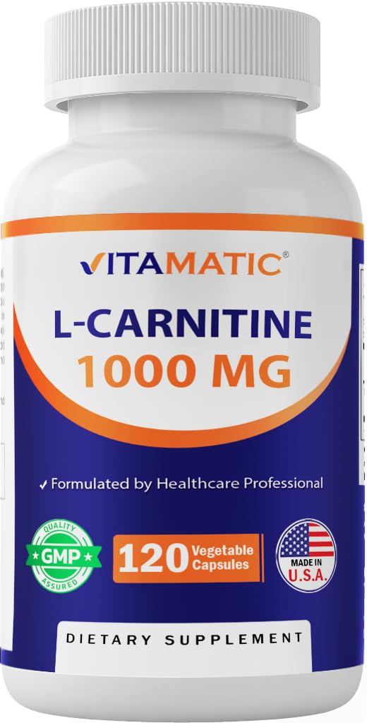 I- Carnitine Fumaran 1000 mg - 120 Kapsułek roślinnych (1 butelka)