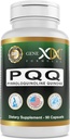 Genex Philadelphia 20mg PQQ Pyrrolochinolina Quinone (90 kapsułki) 124; Supports Mitochondria, cardioviral, and Cognitive Health - Non-GMO, Gluten Free, Vegetarian - 90 Day Supply