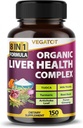 VEGATOT Liver Health Complex Formula * * USA Made and Tested * * High Potency with TUDCA, Milk Thistle, Beet Root, Artichook Leaf, Panax Ginseng, Astragalus, Tumeric - Clean & Detox Formula