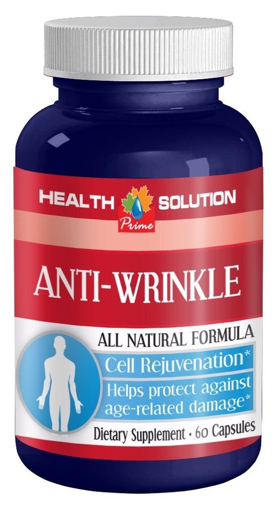 Alpha kwas lipoinowy 300mg - ANTI- WRINKLE ANTI- COMPLEX - Suplement odmładzania komórek - pigułki zmarszczkowe - kolagen tabletki zmarszczki formuła - anty zmarszczki suplement dla kobiet - 1 Butelka 60 Kapsułki